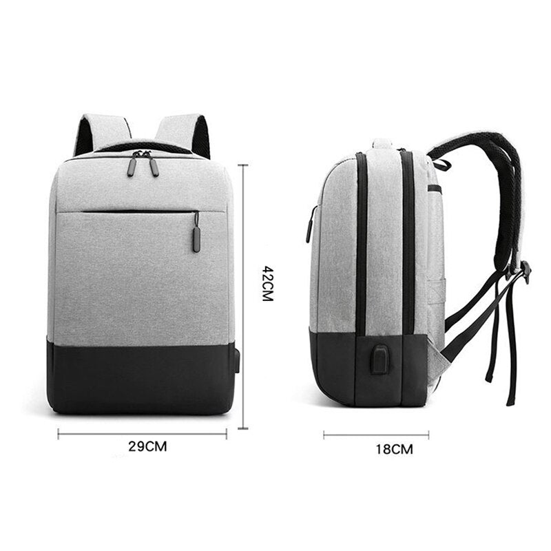 Men's Business Backpack New Multifunctional Luxury Urban Bag USB Charging Waterproof Nylon Bag For Laptop 13.3 Inch Rucksack