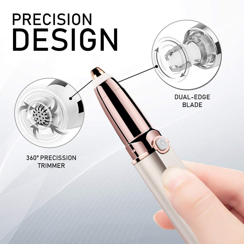 Rechargeable Electric Eyebrow Trimmer For Eyebrows Women's Shaver Razors Portable Cosmetics Facial Hair Remover Makeup Tools