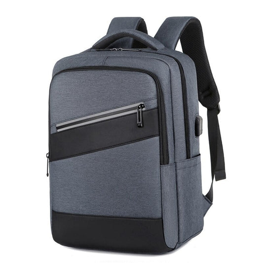 Backpack For Men Multifunctional Man's Business Bag USB Charging Waterproof Rucksack Male For Laptop Trolley Strap Design