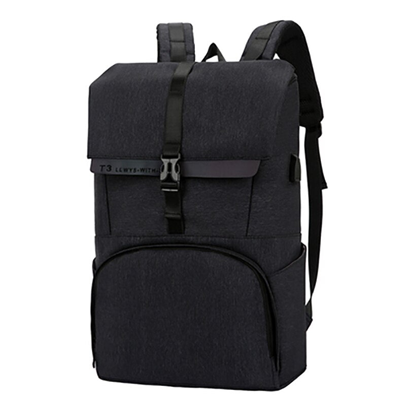 Men's Backpack USB Charging Business Bag Multifunctional Waterproof Oxford Cloth Rucksack Male Ultralight Laptop Backpack
