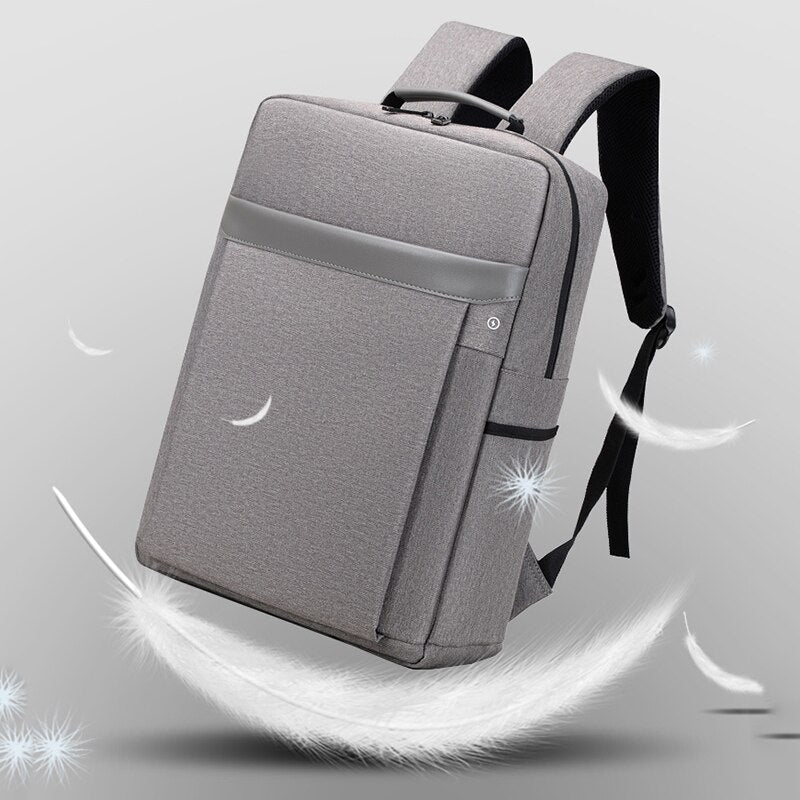 Man Backpack Waterproof Oxford Cloth Bag Multifunctional USB Charging Rucksack Male For Laptop Portable Business Bagpack