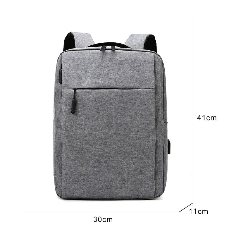USB Charging Backpacks For Men Waterproof Oxford Cloth Bag Multi-function Laptop Rucksack Male Business Casual Bagpack