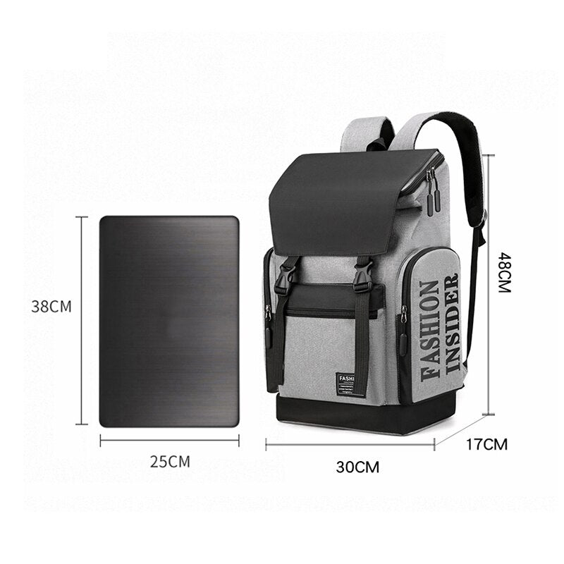 Multifunctional Men's Backpacks Large-capacity Travel Bag For Laptop 15.6 Inch Portable Nylon Anti-theft Rucksack Male