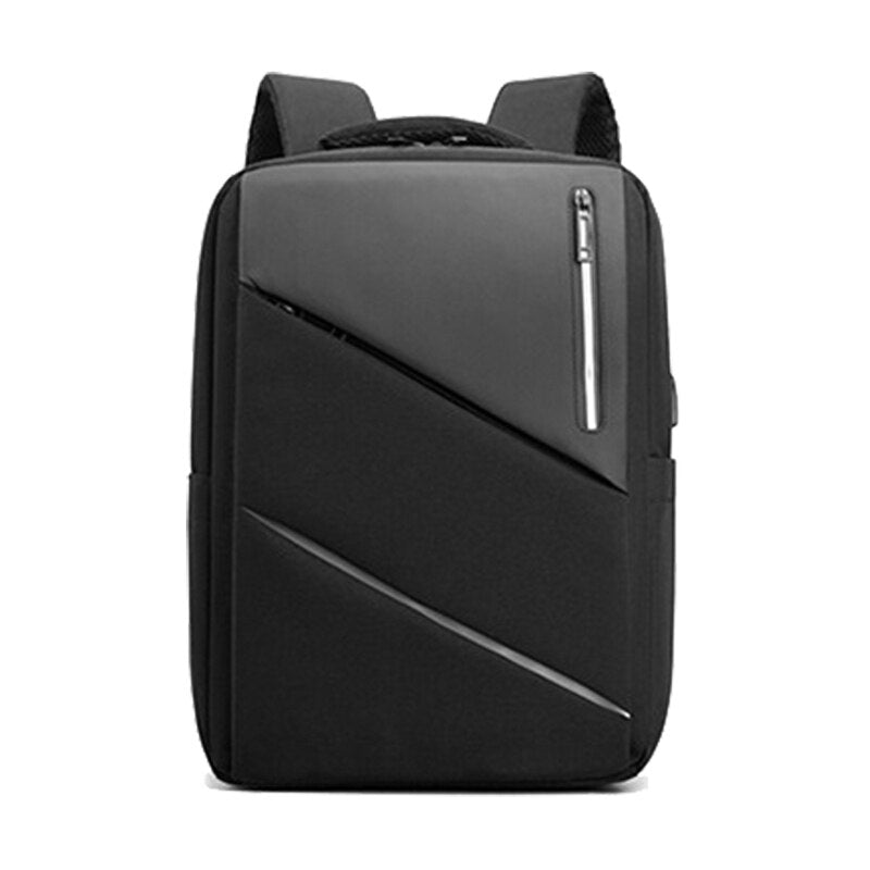Backpack For Men Waterproof Nylon Luxury Designer Backbag USB Charging Business Anti-theft Black Urban Bag For Laptop 15.6-inch