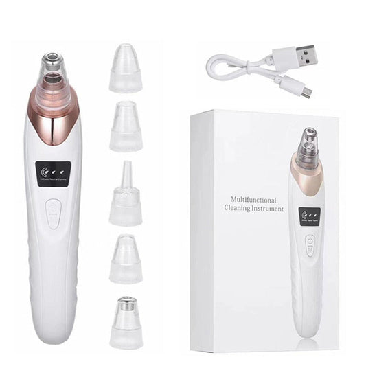 Electric Facial Blackhead Remover Vacuum Acne Spots Pore Black Dot Cleaner Pimple Remover Face Deep Cleaning Machine Beauty Tool