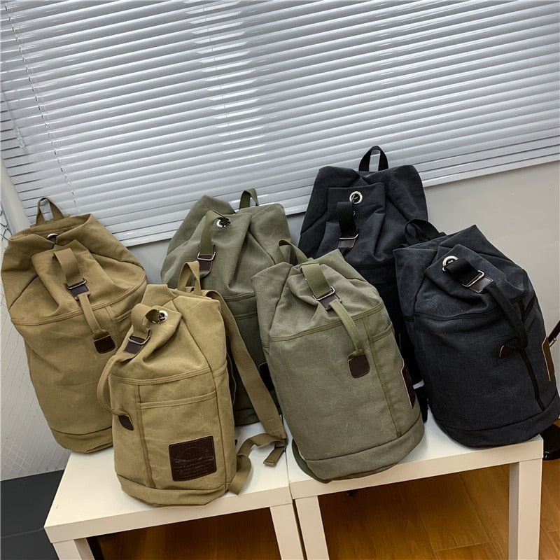 Men's Bag Outdoor Sports Bag  Rucksack Canvas Backpacks  School Bag Hiking Travel Backpacks