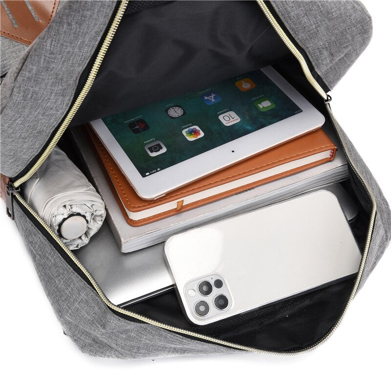 Men's Backpack Multifunctional Waterproof Oxford Cloth Bag For Laptop Portable Casual Business Rucksack Unisex Bag