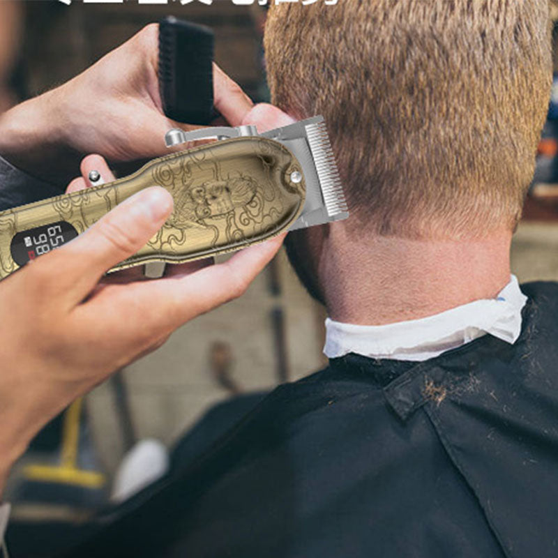 Professional Powerful 10w Hair Clipper Comb Kits Full Metal Shell Electric Beard Hair Trimmer for Men Barber Haircut Machine