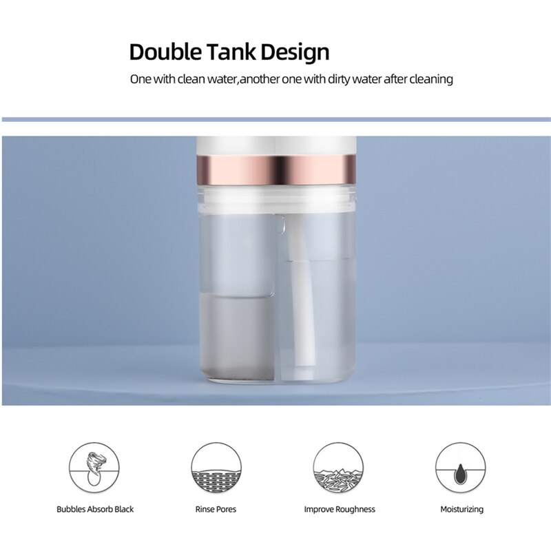 Electric Bubble Blackhead Remover Pore Vacuum Cleaner Water Cycle Face Vacuum Comedone Extractor Tool Acne Pimple Removal