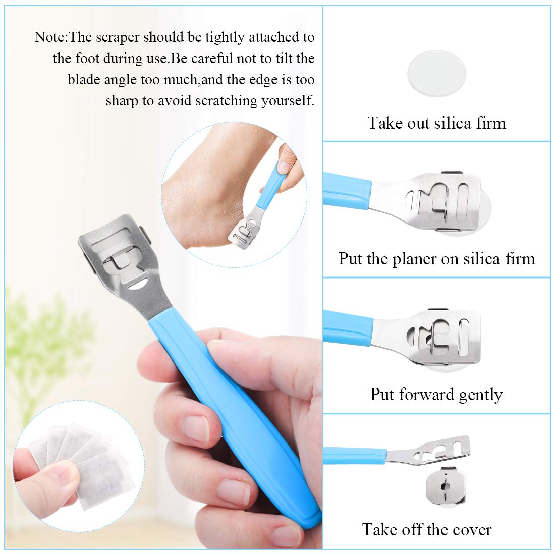 Professional Pedicure Kit 20 in 1 Professional Pedicure Tools Set Feet Scrubber Dead Skin Remover, Callus Remover for Foot Kit