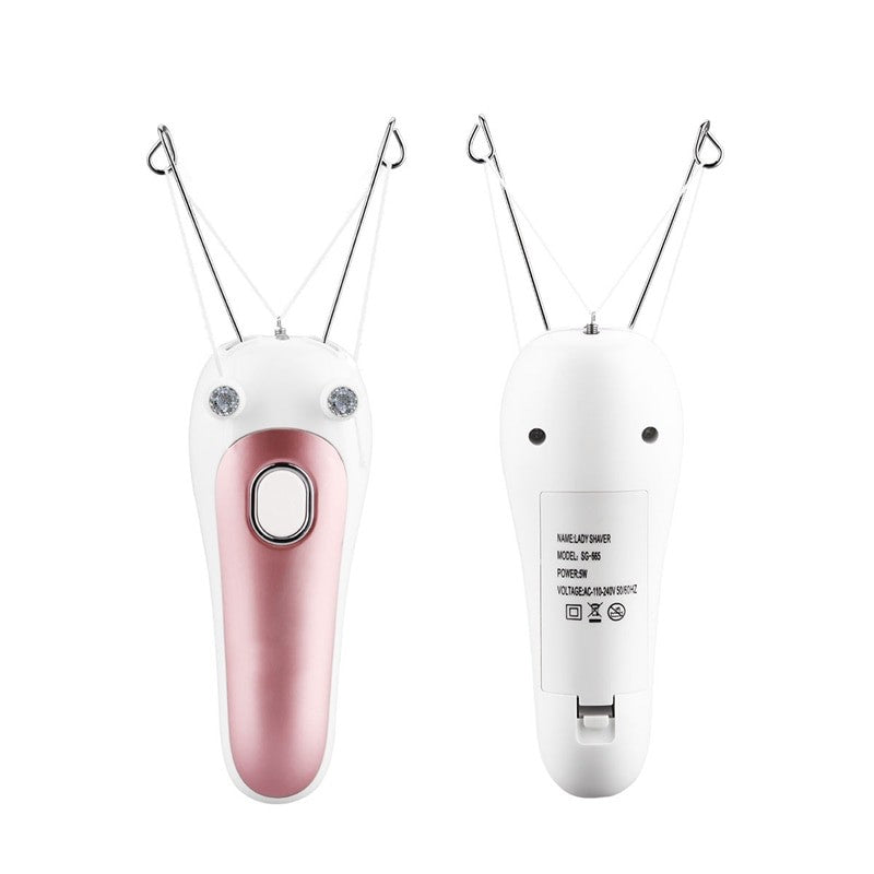 Electric Facial Hair Remover Female Body leg Face Cotton Thread Epilator Shaver Mini Women Hair Removal Beauty Machine