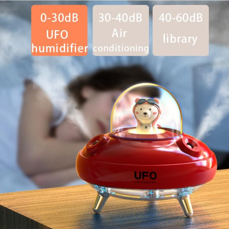 Humidifier Double Spray Cute Pet USB Humidifier Air Atomization Water Replenishing Instrument Desktop Mini Colorful