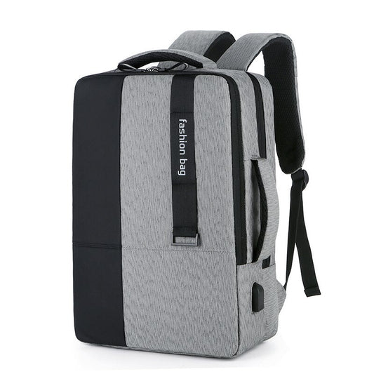 Mens Backpack Business Multifunctional  Bag For Laptop USB Charging Waterproof Oxford Cloth Wear-resistant Rucksack Man