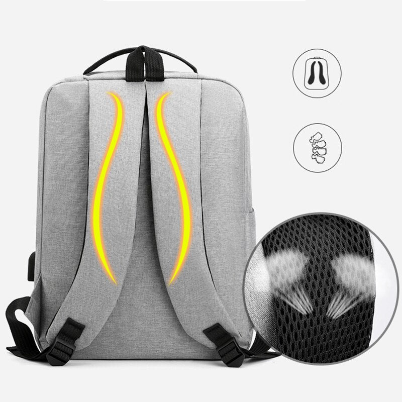 Men's Backpack Multifunctional Waterproof Business Bags Portable Casual Rucksack Male Laptop Backpack USB Charging Design