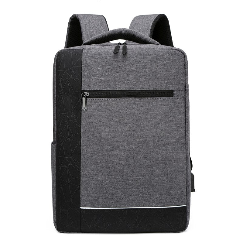 Men's Backpack Multifunctional USB Charging Bag Male Waterproof Oxford Cloth Rucksack For Laptop 15.6 Inch Urban Casual Bagpack