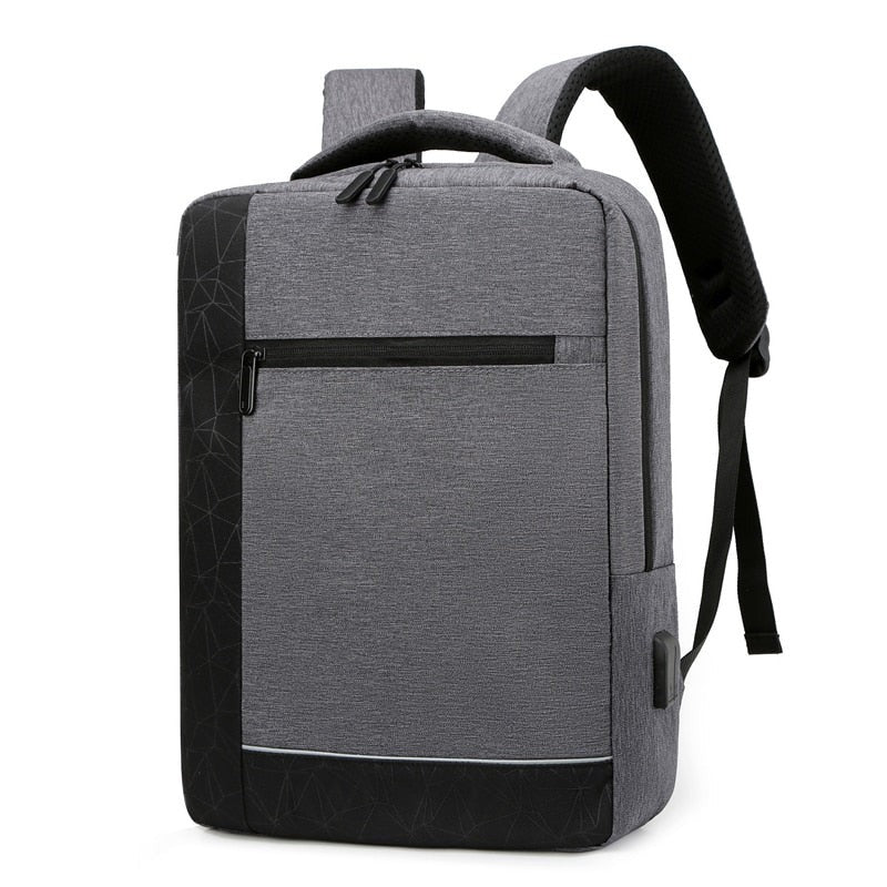 Men's Backpack Multifunctional USB Charging Bag Male Waterproof Oxford Cloth Rucksack For Laptop 15.6 Inch Urban Casual Bagpack