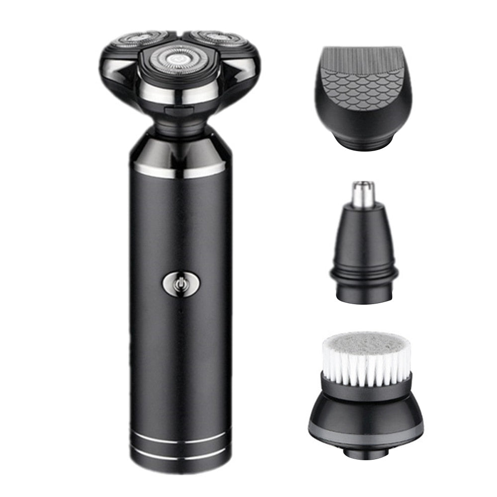 Men's Electric Shaver Epilator Nose Trimmer Rechargeable Face Beard Razor Depilator Facial Hair Removal Shaving Machine