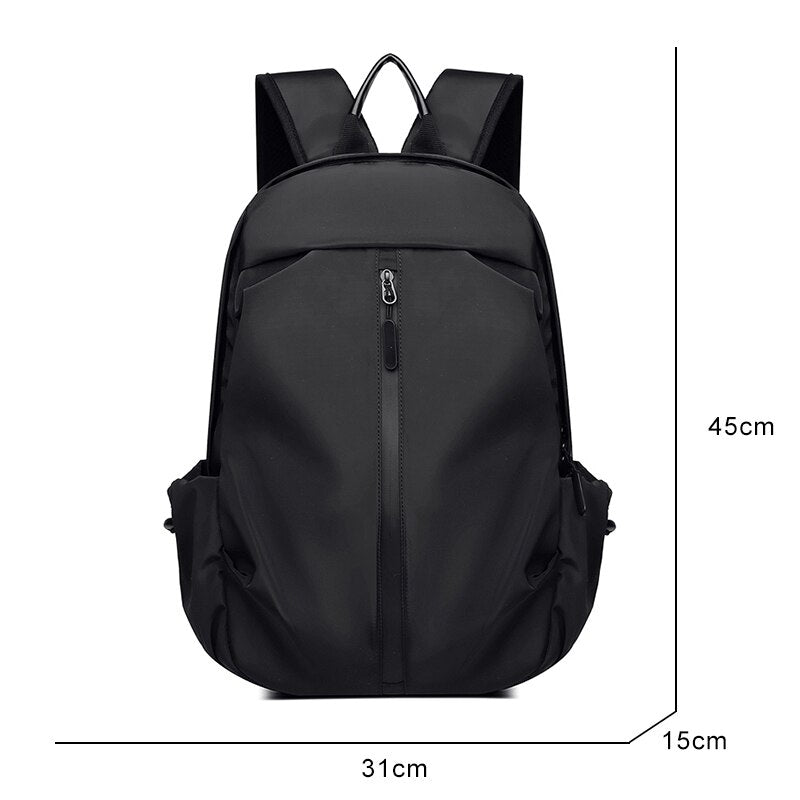 Men's Travel Bag High Quality Fashion Backpack USB Charging Feature Oxford Cloth Waterproof Large Capacit Student Schoolbag