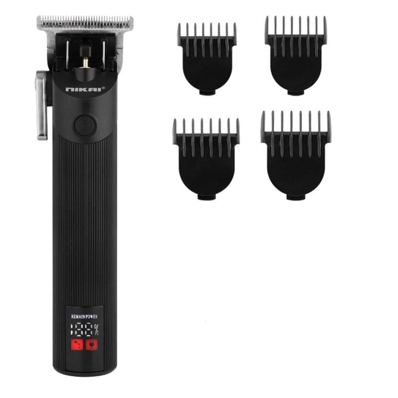 Low Noise Hair Trimmers Wireless Barber Hair Clippers USB Rechargeable Hair Cutting Tools with Digital LCD