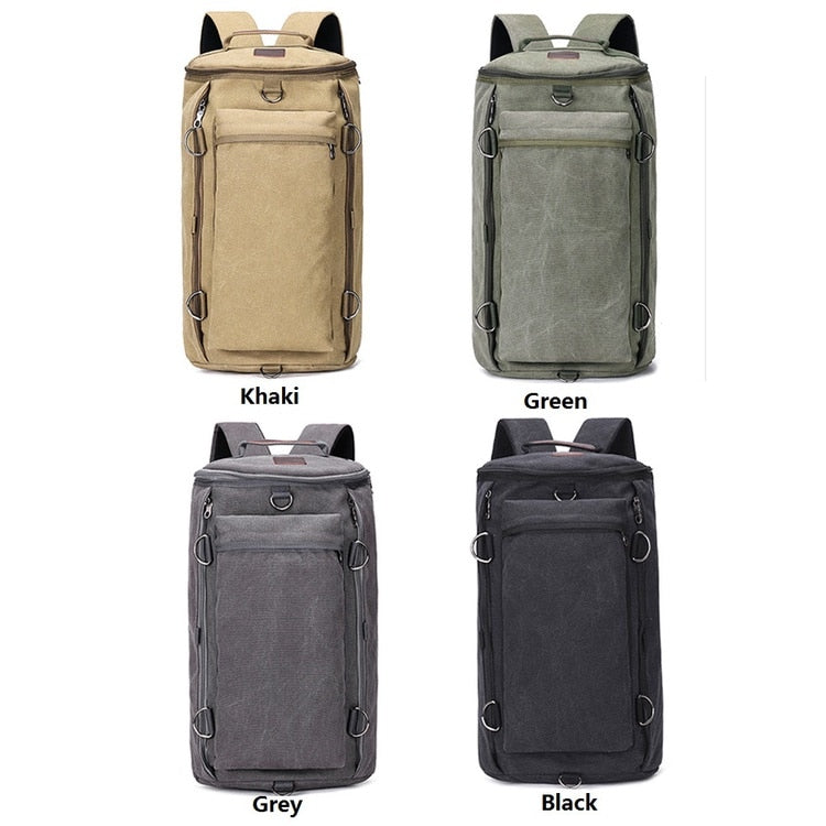 Preppy Style School Backpack  Bookbag  Laptop Computer Backpacks Travel Backpacks Outdoor Sports Cylinder Canvas Backpacks