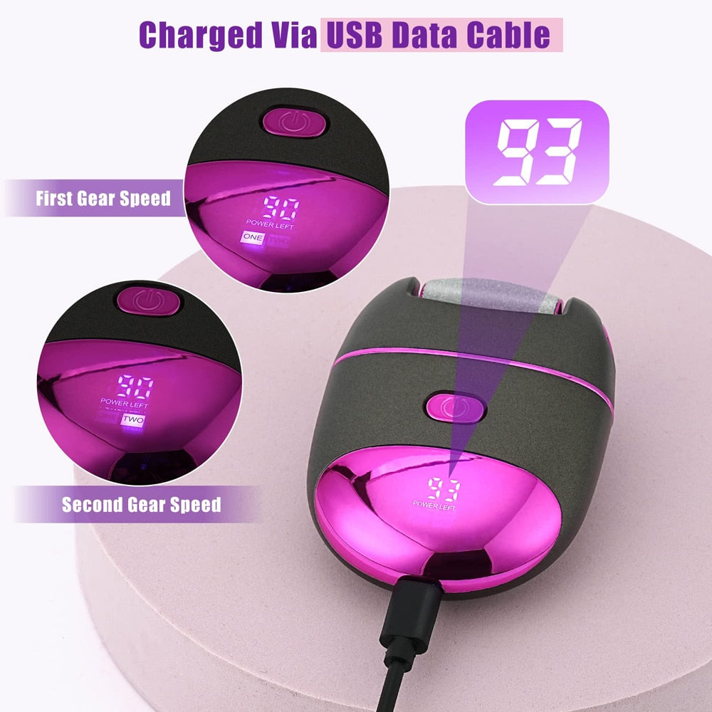 Professional Pedicure Tools Electric Foot File Foot Dead Skin Remover Scrubber Scraper For Cracked Skin Callus Remover Foot Care