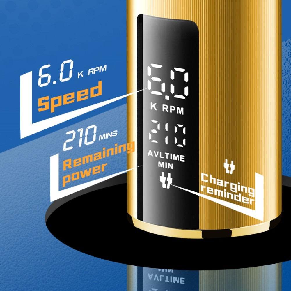 Hair Clipper Professional Type-c Men Hair Trimmer Beard LCD Display Electric Cutter Haircut Machine for Barber