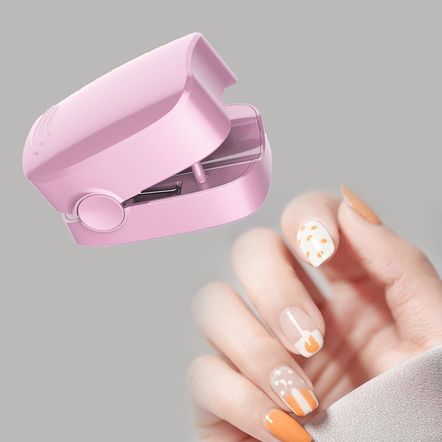 Dryer Lamp 30 Timer Fast Drying Portable 4 LEDs Manicure Light LED Nail Lamp for Fingernail & Toenail  Nail Art