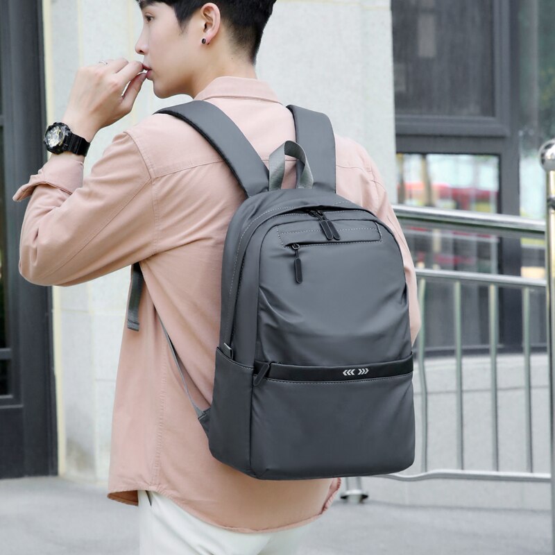 Business Backpack For Men Fashion High-quality Nylon 15.6 Inch Laptop Backbag Waterproof Portable Travel Multifunctional