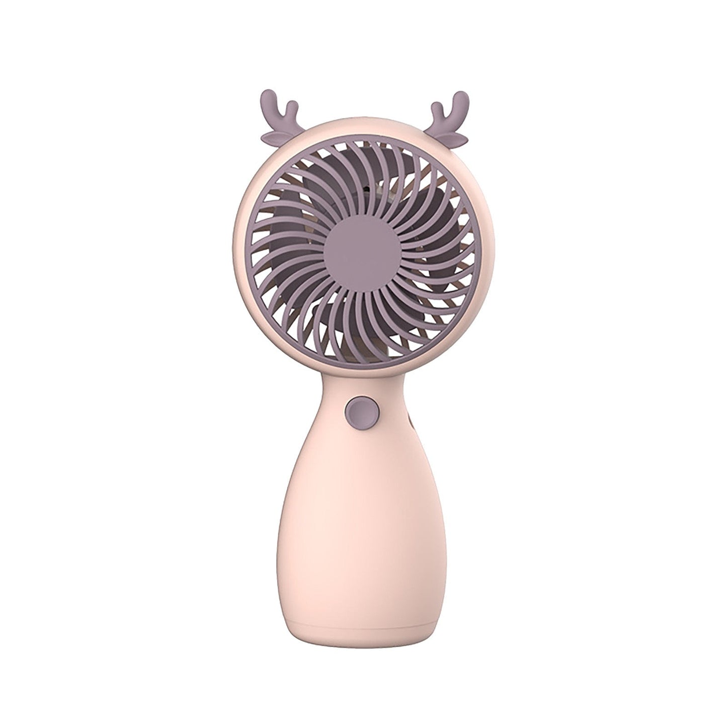 Portable Mini Fan USB Charging Handheld Cartoon Fan For Outdoor Creative Cute Mute Lanyard Desktop Small Cooling Conditioner Fan