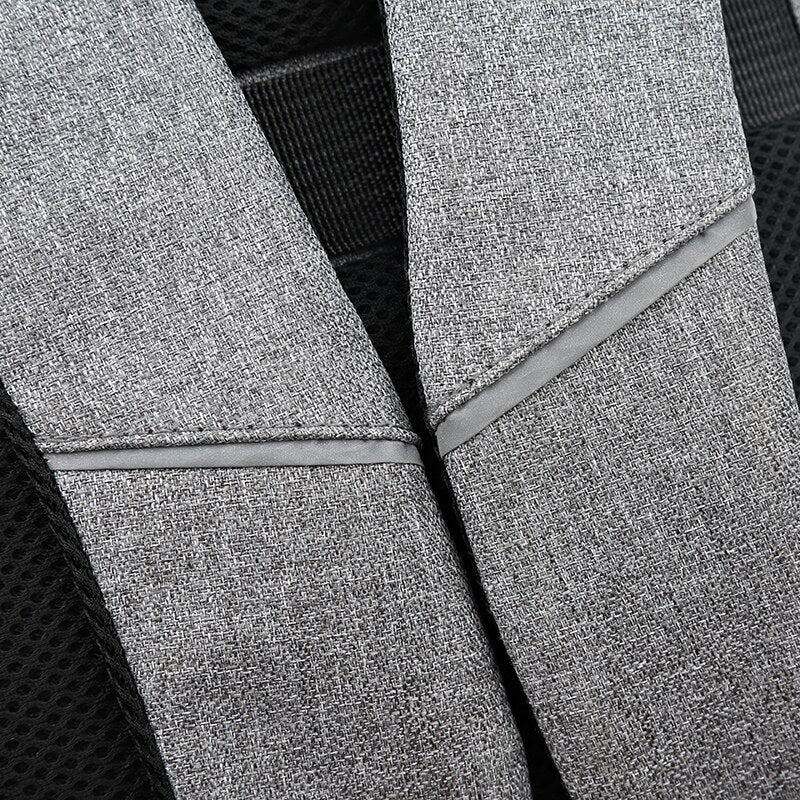 Fashion Men's Backpack Oxford Cloth Waterproof Large Capacity Shoulder Bag Holds 15.6 Inches Laptop Bag With USB Port Rucksack