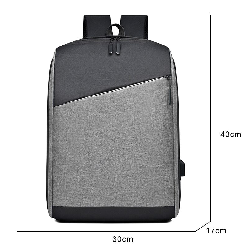 Large Capacity Men's Backpack Multifunction USB Charging Bag Male Rucksack For Laptop Business Bagpack 15.6 Inches Luxury Bag