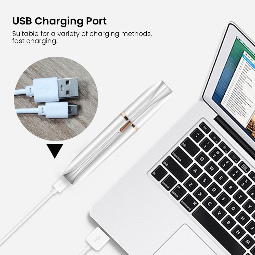 4 In 1 Electric Epilator Electric Eyebrow Nose Hair Trimmer Painless Shaver Depilator Face Body Hair Removal Tool For Men Women