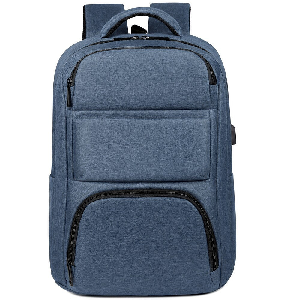 Business Backpack For Men Fashion High-quality Nylon 17 Inches Laptop Backbag Waterproof Portable Travel Multifunctional