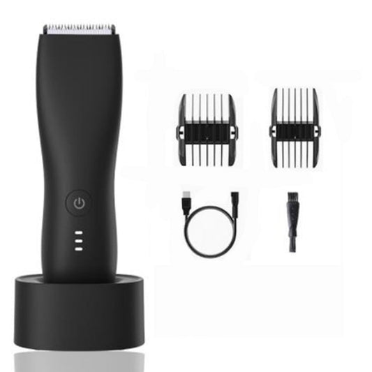 Men Electric Shaver for Body  Groin Trimmer Male Waterproof Razor Rechargeable Clipper Pubic Hair Epilator