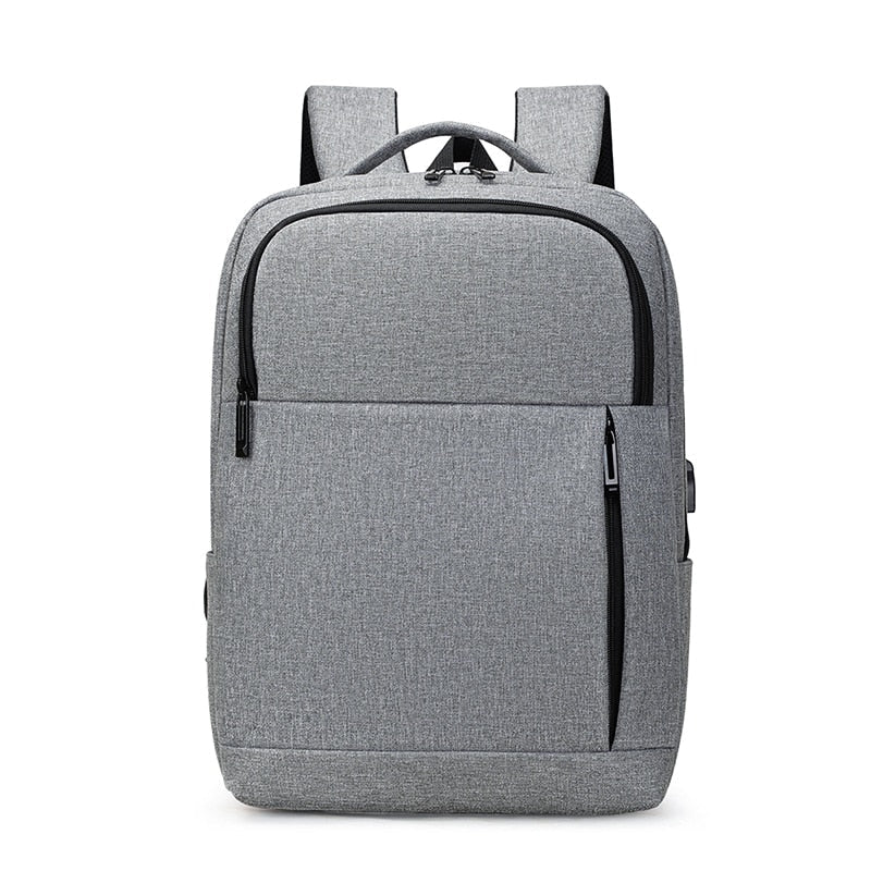 Men's Business Backpack Laptop 15.6  Nylon Waterproof Portable Travel Bag For Male USB Charging Design Multifunctional Rucksack