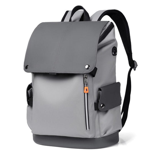 Men's Backpack Multifunctional Bags For Male Business Laptop Bag Waterproof Headphone Jack Bagpack PU Leather Casual Rucksack
