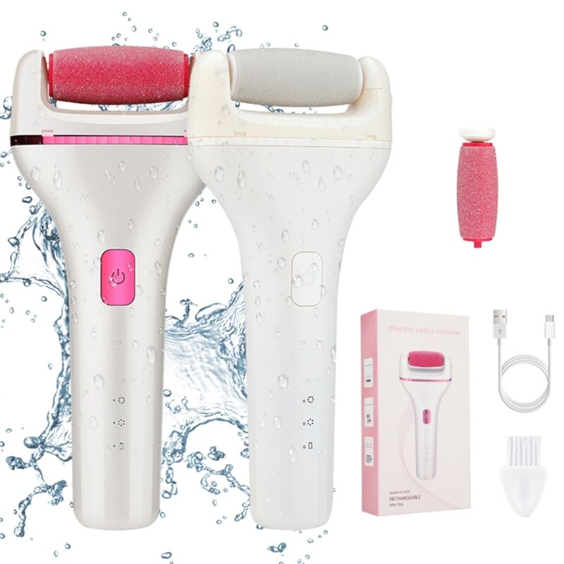 ABS Rechargeable Sharpener Pedicure Tool 2 Speeds Electronic Callus Removers