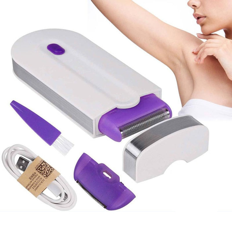 USB Rechargeable Women Epilator Portable Body Hair Shaver Removal Tool Rotary Face Leg Bikini Lip Depilator Hair Remover Lady