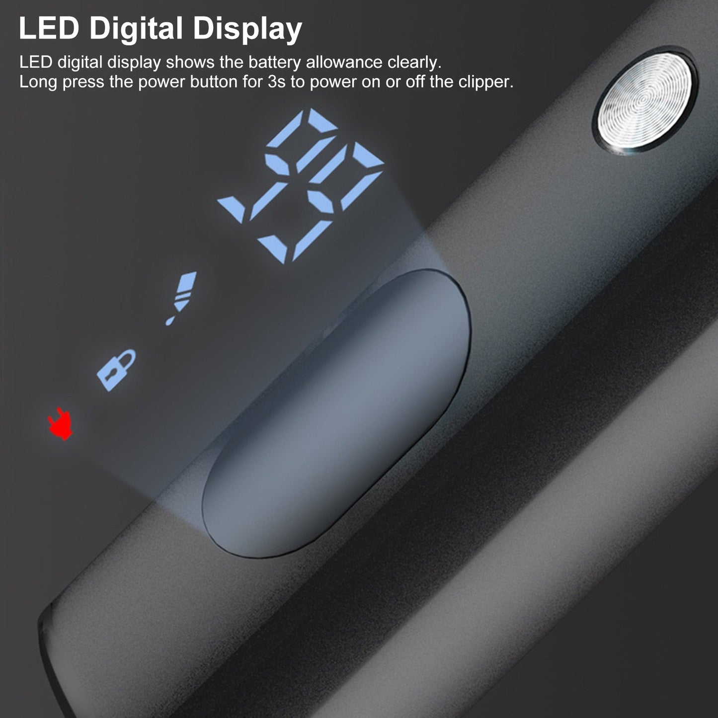 5 In 1 Men's Hair Clipper Set Electric Body Hair Trimmer Beard Shaver Nose Trimmer Haircut Kit Fully Washable USB Rechargeable