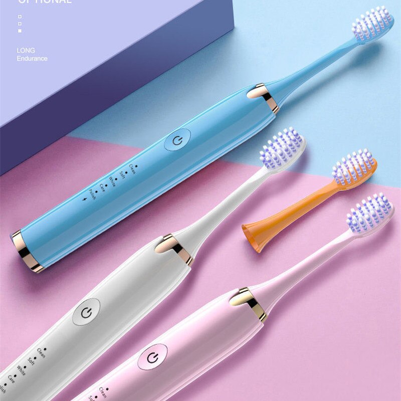 Powerful Ultrasonic Sonic Electric Toothbrush USB Charge Rechargeable Tooth Brushes Washable Electronic Whitening Teeth Brush