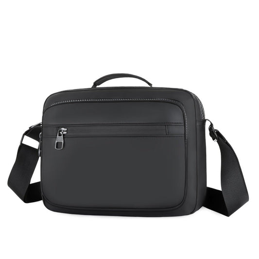 Multifunctional Men's Shoulder Bag New Nylon Fashion Casual Messenger Bag Solid Color Zipper Travel Crossbody Bags For Men