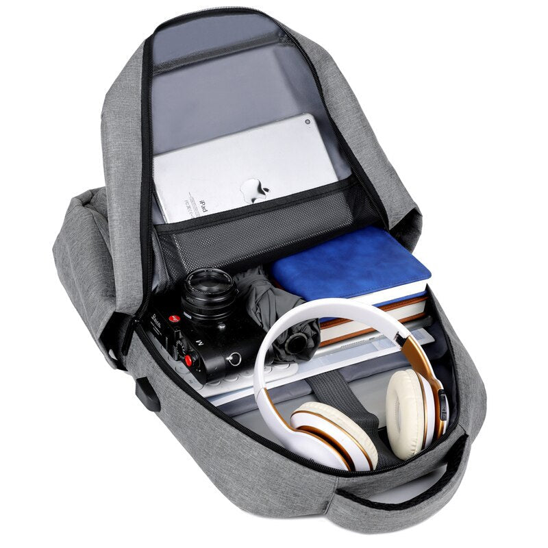 Business Backpack For Men Fashion High-quality Nylon 17 Inches Laptop Backbag Waterproof Portable Travel Multifunctional