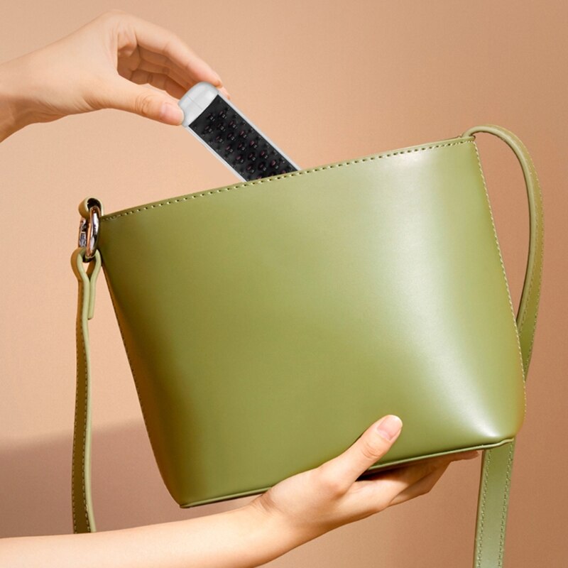 Hot Air Hair Dryer Brush, Multifunction Electric Hair Straightener Brush Negative Ion Fast Heat Curler Comb Styler Tools