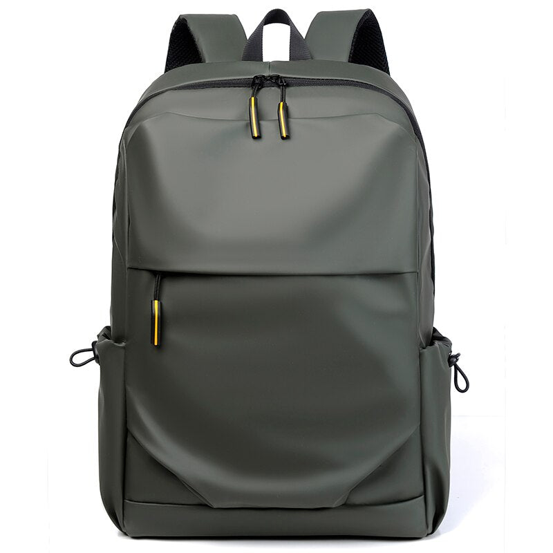 Business Men's Backpack Zipper Design 15.6 Inches Laptop Bag For Male Nylon Cloth Wear-resistant Waterproof Casual Rucksack