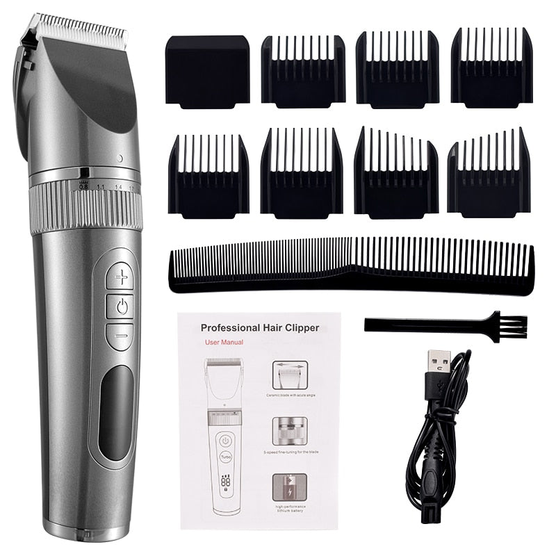 Professional Hair Clipper For Men Beard Trimmer Machine for Shaving Hair Trimmer Hair Cutting Machine Beard Trimmer Fast Charge