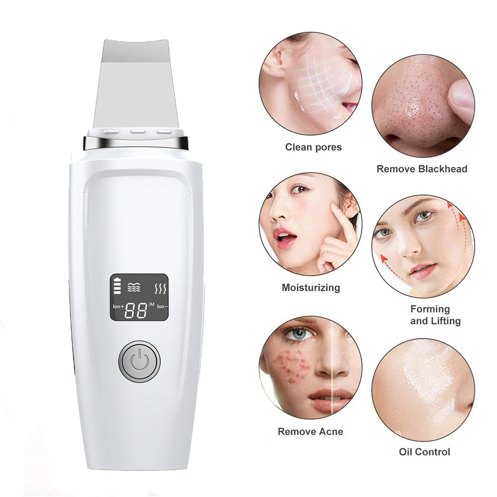 LCD Screen Peeling Machine Blackhead Remover Pore Cleaning and Care Facial Cleanser Household Beauty Instrument
