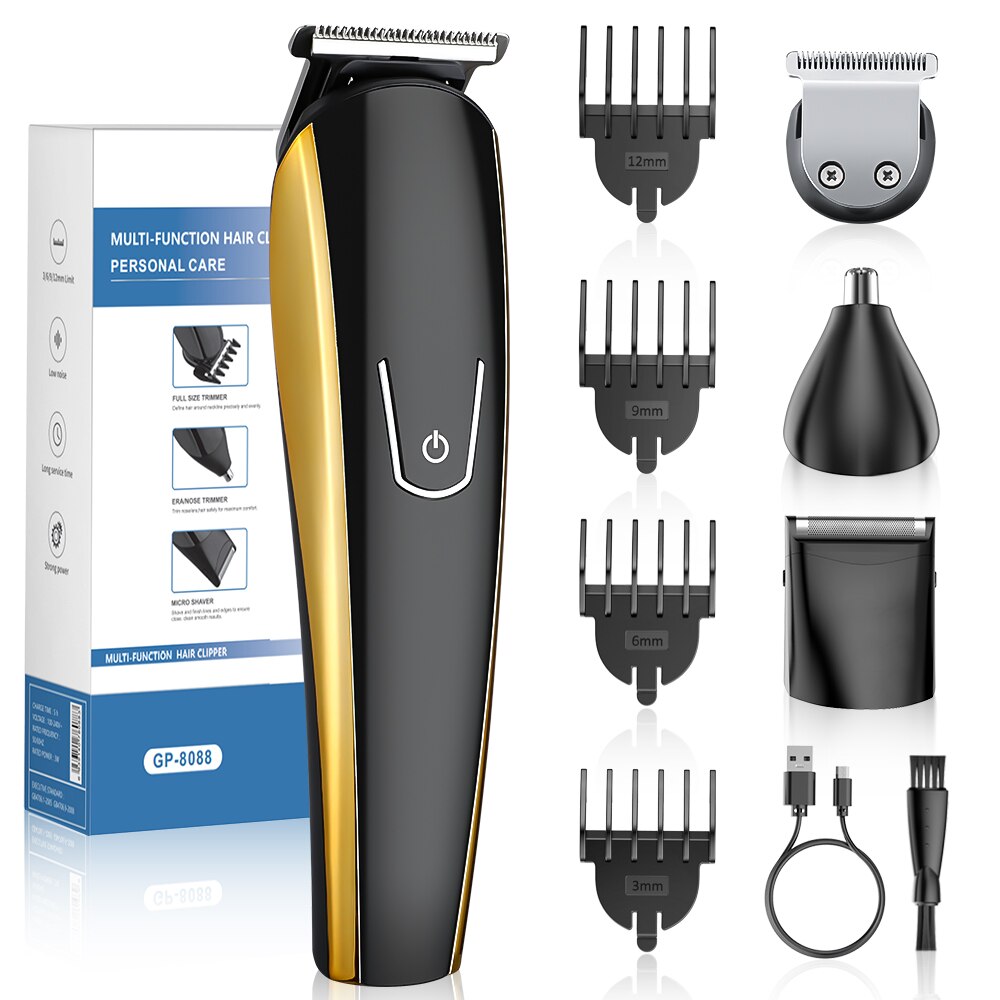 3In1 Hair Trimmer for Men Electric Hair Clipper Grooming Kit Eyebrow Beard Trimmer Electric Shaver Hair Cutting Machine