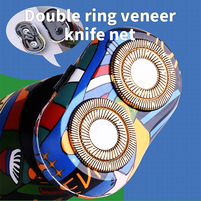 Electric Shaver for Men 4D Electric Beard Razor USB Rechargeable Professional Hair Trimmer Beard Machine Hair Cutter