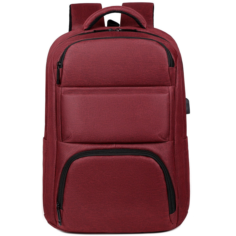 Business Backpack For Men Fashion High-quality Nylon 17 Inches Laptop Backbag Waterproof Portable Travel Multifunctional