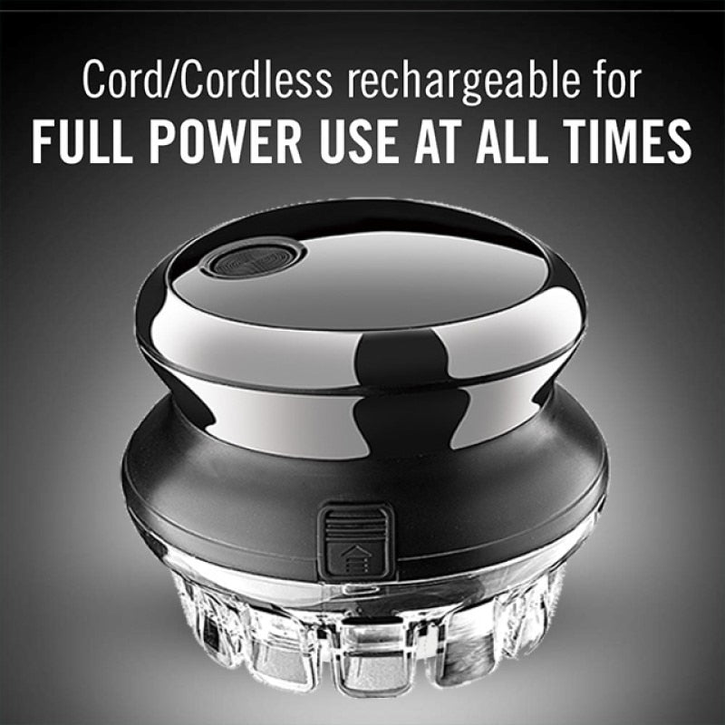 Electric Even Cut Rotary Hair Trimmer for Men Washable Rechargeable Hair Clipper Self-haircut Shortcut Kit for Men